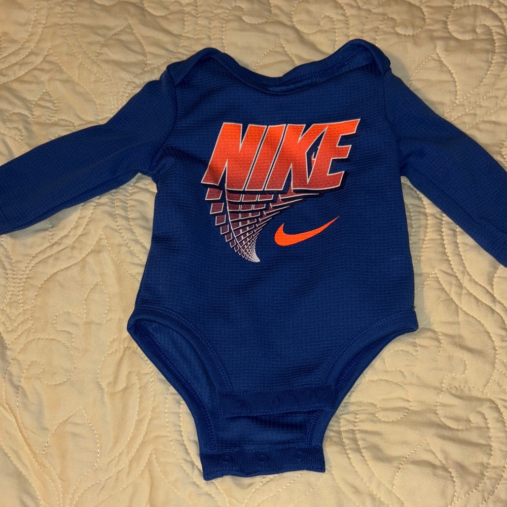 Nike Blue & Orange 3 Mo. baby boy one piece